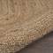 Homeroots 7 ft. Natural Toned Oval Shaped Area Rug 395174 - alternate 6